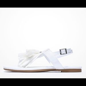 NWT Armani exchange tassel sandals